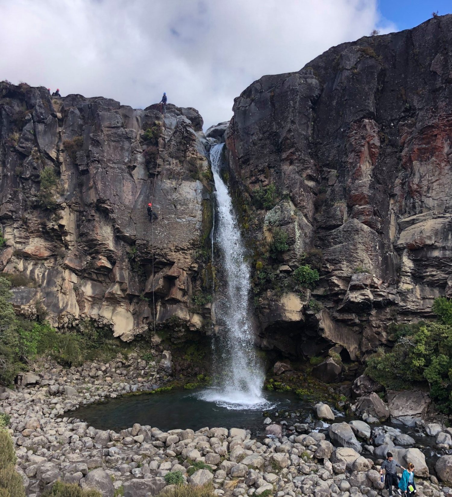 Climbing Waterfall NZ